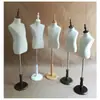 Maniquí Infantil para Tienda de Ropa, Maniquí para Niños de Medio Cuerpo Envuelto en Tela, Maniquí de Madera Maciza