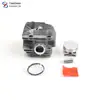 Adequado para Acessórios de Motosserra Conjunto de Cilindro Ms200 Conjunto de Serra para Lenha Pistão Anel de Pistão Corpo do Cilindro Série Resfriado a Ar