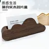 Venta Directa de Fábrica Caja de Tarjetas de Presentación de Madera, Caja de Tarjetas de Madera para Escritorio de Oficina, Portatarjetas de Presentación de Madera Creativo, Soporte para Tarjetas de Presentación