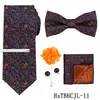 Conjunto de Gravata Masculina, Acessórios para Terno de Negócios, Gravata Vinho de Alta Qualidade com Padrão Paisley, Mais Vendido Transfronteiriço