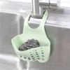 Bolsa Colgante para Desagüe de Fregadero de Utensilios de Cocina Pequeño Estante de Almacenamiento Esponja Suministros de Almacenamiento para Fregadero Cesta Colgante Rejilla de Drenaje