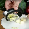 Prensa de Ajo de Acero Inoxidable en Stock, Machacador de Ajo, Triturador de Ajo Manual, Prensa de Ajo Amazon, Prensa de Ajo Circular