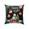 Capa de Almofada para Sofá-Cama de Natal Amazon Transfronteiriça, Macia e Removível, Venda Direta da Fábrica, Almofada Decorativa com Padrão de Feriado