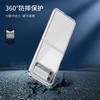 Para Samsung zflip4 Funda para Teléfono Transparente Galaxyzflip3 Anti-Arañazos Antideslizante Cubierta Protectora Plegable Arriba y Abajo
