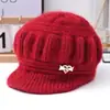 Chapéu de Inverno para Mulheres Idosas Chapéu de Tricô Quente para Avós com Lã Chapéu de Tricô Estilo Balde Espesso para Meia-Idade e Idosos Mães para Mulheres
