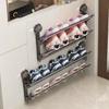 Estante para Chanclas de Baño Estante de Almacenamiento para Baño Montado en Pared sin Perforaciones Estante de Almacenamiento para Toallas de Baño Inodoro Zapatos