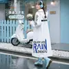 Capa de Chuva Longa Eva para Patinete Elétrico Feminino, Poncho de Chuva Inteiriço à Prova de Tempestade para Adultos, Comprimento Estendido para Estudantes e Homens