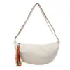 Bolso de hombro de moda transfronterizo estilo coreano para estudiantes universitarias, bolso tipo bola de masa elegante con alto diseño estético, bolso cruzado