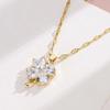 Japonês e coreano novo trevo de quatro folhas da sorte estilo frio tendência colar luz luxo nicho moda personalidade all-match elegante pingente