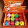 Mini Baloncesto de Goma 6cm Juguetes Hueco Sin Inflar Venta al por Mayor Equipo de Entrenamiento Pelota para Niños Soporte para Pelota Marco para Pelota Pelota Educativa