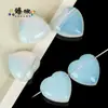 Nueva Serie de Piedras Naturales Corazón con Agujero Central Piedra Semipreciosa Regalo Accesorios para Joyería DIY Accesorios para Joyería con Forma de Corazón