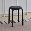 Taburete de Plástico Simple Moderno para el Hogar Engrosado Apilable Banco Alto Restaurante Comercial Silla Alta para Comedor de Gama Alta Taburete de Repuesto