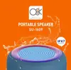 En Stock Entrega Inmediata Modelo Nuevo Su-1609 Altavoz Bluetooth Inalámbrico con Luz Ambiental Mini Boombox Altavoz de Escritorio Impermeable Colorido