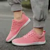 Zapatos Planos Casuales Temu Aliexpress para Hombres y Mujeres, Tenis de Tejido Fly-Knit de Ajuste Amplio, Zapatos de Fitness para Parejas, Al por Mayor en Stock para Verano