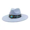Aliexpress Amazon Otoño Top de Corazón de Gamuza Sombrero Fedora de Ala Ancha Sombrero Jazz de Ala Plana Sombrero de Caballero