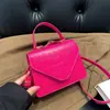Bolsa com padrão de pedra de textura elegante bolsa feminina moda outono e inverno estilo coreano bolsa mensageiro bolsa de mão estilo ocidental bolsa de ombro feminina