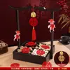Plato de Fruta Molde Guizi Nacido Temprano Combinación de Fruta Seca Mesa de Compromiso Adornos Festivos Suministros de Boda Caja de Cuatro Cuadrículas Cesta