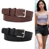 Nuevo cinturón delgado de hebilla de pin para mujer, casual y versátil, cinturón decorativo para jeans de mujer, cinturón para pantalones de mujer, venta al por mayor desde el fabricante