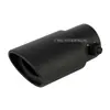 Punta de Escape Universal para Coche de un Solo Tubo de Acero Inoxidable Silenciador Decoración de Cola de Escape Accesorios de Modificación Punta de Cola de Escape