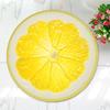 Bolsa de aire con estampado de frutas redondas, franela, cojín para silla de dormitorio/computadora, alfombrilla antideslizante para yoga, piso, 55 cm