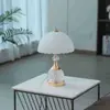 Nueva lámpara de mesita de noche lámpara de cristal dormitorio simple moderna hogar sala de bodas lámpara decorativa atenuación de ambiente vidrio protección ocular