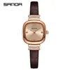 Reloj de Cuarzo SANDA AliExpress Explosivo para Mujer Cuadrado de Diamante Compacto Casual Moda Todo Terreno