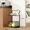 Estante de Almacenamiento Multifuncional para Cocina Organizador de Platos de Múltiples Niveles para Encimera para Ollas, Sartenes, Tazones y Platos