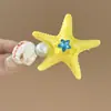 Pinza para el pelo de estrella de mar para niñas, pasador estilo vacacional, pinza de pico de pato dulce y linda, exquisito accesorio para el pelo de pinza lateral