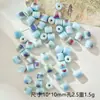 Jingdezhen Cerámica Joyería Accesorios Estudiante Femenina Joyería Original Suministro en Vivo Estilo Antiguo Puesto Koko Cilíndrico Agujero Grande