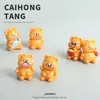 Miniatura 3D Acessórios DIY Ursinho Marrom Urso Mais Vendido Chaveiro Pingente Decoração de Mesa