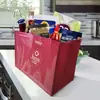 Bolso Tejido a Mano Regalo Color Impreso Laminado Compras Viaje Bolso de Mano Personalizado Gran Capacidad Ecológico Bolsa Almacenamiento Bolsa de Empaque
