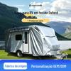 Capa para RV de Tecido Oxford Amazon Transfronteiriça para Camping ao Ar Livre Montada em Reboque Hotel Toldo Proteção Solar Impermeável Capa para Carro RV