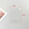 Saco Plástico Transparente PE com Fecho de Zíper e Puxador Fosco Saco para Roupas Luvas Toalhas Sacos de Presente Venda Quente Transfronteiriça Roupas