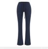 Nuevos Pantalones Acampanados de Cintura Baja con Cordón de Color Sólido Estilo Americano Picante para Chica, Ajustados, Casuales, Largos, Simples, Primavera y Otoño