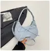 2026 Verano Nueva Moda Elegante Lazo Estrella Lentejuelas Nicho Simple Estilo Coreano Bolso de Hombro Cruzado