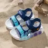 Sandalias Infantiles 2025 Nuevas de Verano Antideslizantes Suela Suave para Niñas Tallas Medianas y Grandes Velcro Calzado para Niños Pequeños Sandalias de Playa para Bebé