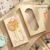 Caja de Regalo con Marcapáginas de Koi Regalo de Regreso a Clases Marcapáginas de Metal Recompensa Papelería Conmemorativa Cultural y Creativa Regalo Souvenir para Premios de Maestros