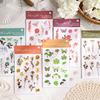 Pasta de transferencia Danza de Ensueño serie Flores de las Cuatro Estaciones flores de plantas decoración para álbum de recortes material de fondo 3 6