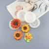 Girassol Série Girassol Molde de Silicone Argila Aromaterapia Gesso Vela Molde Flor Gota Molde Caseiro