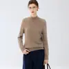 Nueva colección de otoño e invierno: suéter de cachemira pura para mujer, una prenda de alta calidad, una capa interior cálida y adelgazante, un suéter de punto