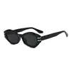 Moda Europea y Americana 2026 Nuevo Estilo Gafas de Sol de Personalidad Forma Irregular de Moda Gafas de Sol Lisas para Mujeres Influencer de Ins
