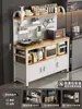Estante de Almacenamiento para Cocina Multifuncional de Piso para el Hogar Contra la Pared Encimera Estante de Almacenamiento para Horno de Microondas Ollas y Sartenes Aparador Gabinete