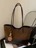 Bolso Tote Grande de Gamuza con Estampado de Leopardo Moda Retro para Mujer Otoño Invierno Nuevo Bolso de Hombro Único con Temperamento para el Trabajo