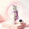 Nueva Taza Termo Portátil de Acero Inoxidable 316, Hervidor de Agua Deportivo para Exteriores para Hombres y Mujeres, Vaso de Agua Simple con Cuerda de Estilo Chino