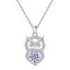 Collar Versátil de Plata de Ley S925 Europea y Americana Transfronterizo con Doce Piedras de Nacimiento Colgante Moda Amazon Cadena para Clavícula