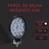 Luz de trabajo LED para coche redonda de 4 pulgadas 14 luces 42W luz auxiliar faro modificado foco de ingeniería faro