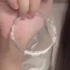 Pulsera Transfronteriza con Patrón en Relieve para Mujer, Pulsera Sólida Brillante de Flor Push-Pull, Regalo de Cumpleaños Sencillo para Novia y Mejor Amiga