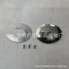 Pantalla de cristal esférico aluminio platillo volador de tres piezas e14 candelabro pantalla de frijol mágico E27 herrajes accesorios metálicos
