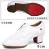 Zapatos de Baile Latino para Profesor de Baile Zapatos de Baile Cuadrado para Exterior Zapatos de Baile de Figura de Suela Blanda de Dos Puntos 112 Suelas de Goma
