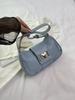 Bolso de mano informal de estilo coreano, moderno, para llevar debajo del brazo, novedad de verano de 2024, con remaches, bolso cruzado con mensaje.